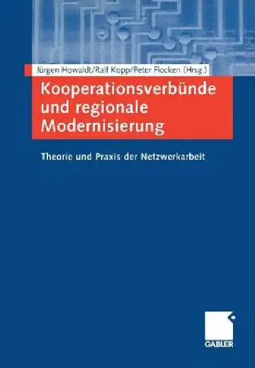 Cover of Kooperationsverbünde Und Regionale Modernisierung