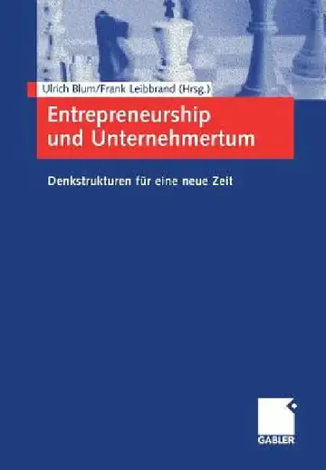 Cover of Entrepreneurship Und Unternehmertum
