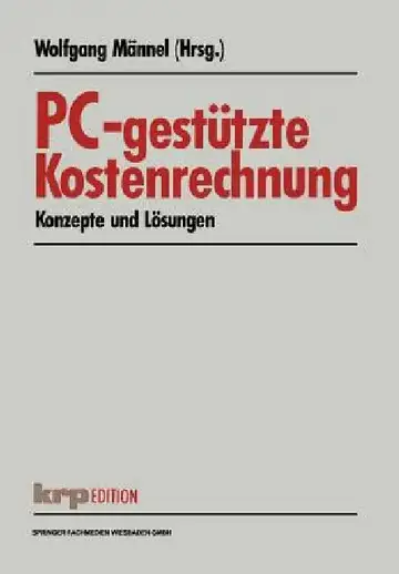 Cover of Pc-Gestützte Kostenrechnung