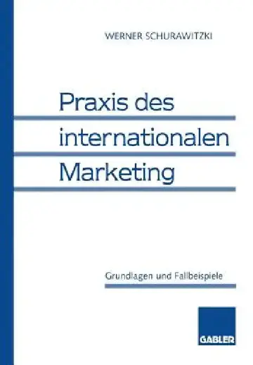 Cover of PRAXIS Des Internationalen Marketing