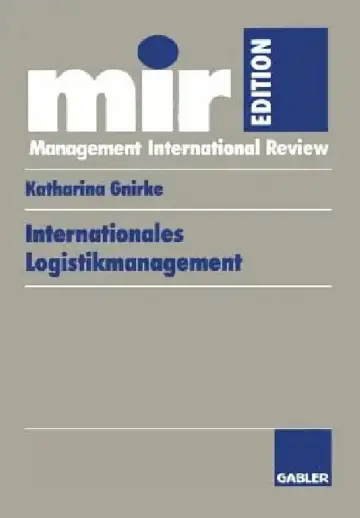 Cover of Internationales Logistikmanagement
