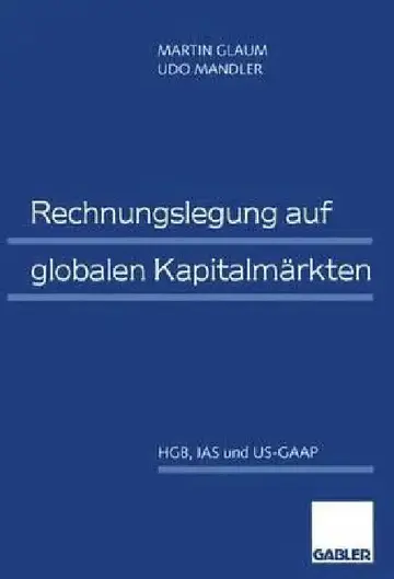 Cover of Rechnungslegung Auf Globalen Kapitalmärkten