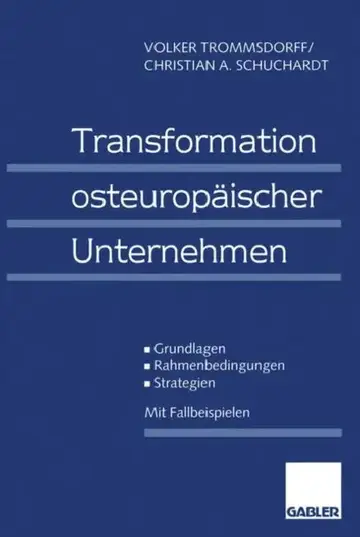 Cover of Transformation Osteuropäischer Unternehmen