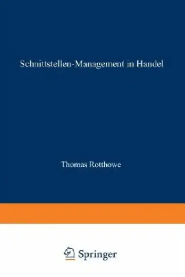 Cover of Schnittstellen-Management Im Handel