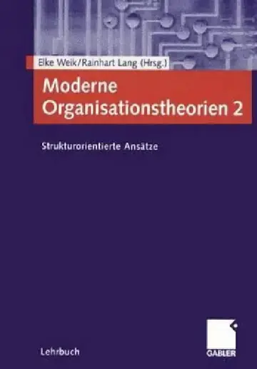 Cover of Moderne Organisationstheorien 2