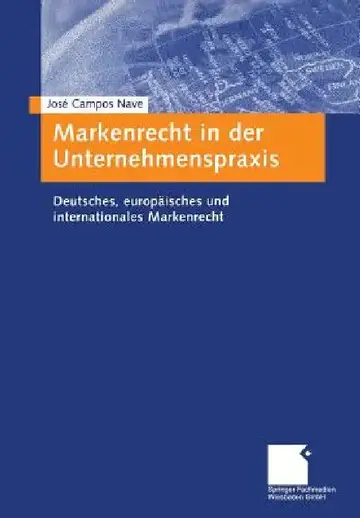 Cover of Markenrecht in Der Unternehmenspraxis