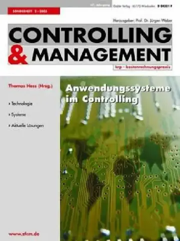 Cover of Anwendungssysteme Im Controlling