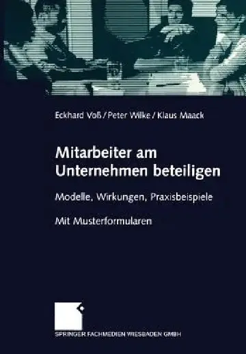 Cover of Mitarbeiter Am Unternehmen Beteiligen