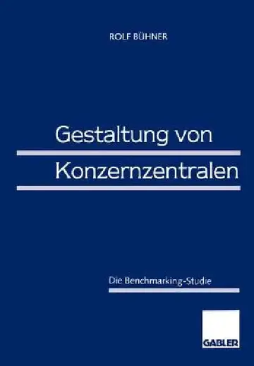 Cover of Gestaltung Von Konzernzentralen