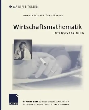 Cover of Wirtschaftsmathematik