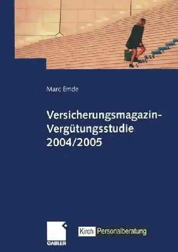 Cover of Versicherungsmagazin-Vergütungsstudie 2004/2005