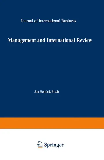 Cover of Management International Review