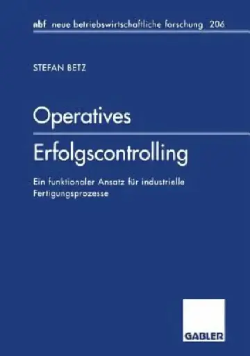 Cover of Operatives Erfolgscontrolling