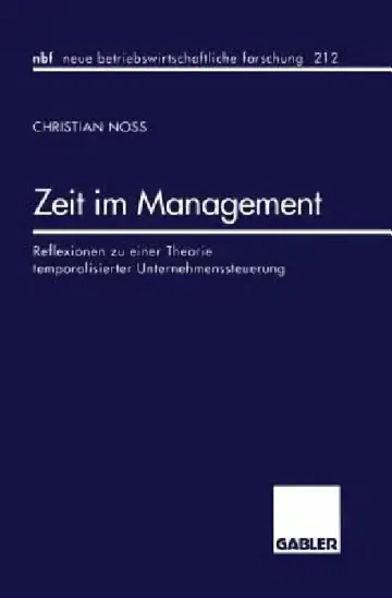 Cover of Zeit Im Management