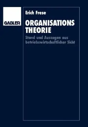Cover of Organisationstheorie