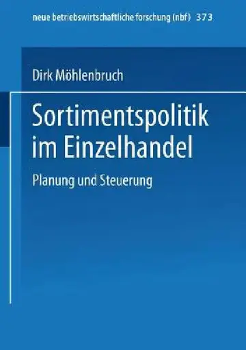 Cover of Sortimentspolitik Im Einzelhandel