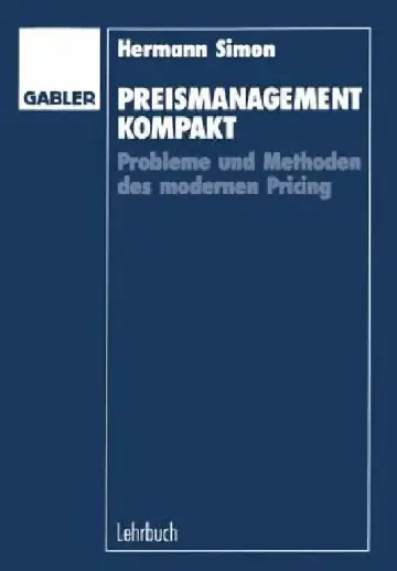 Cover of Preismanagement Kompakt