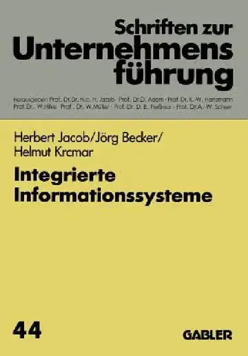 Cover of Integrierte Informationssysteme