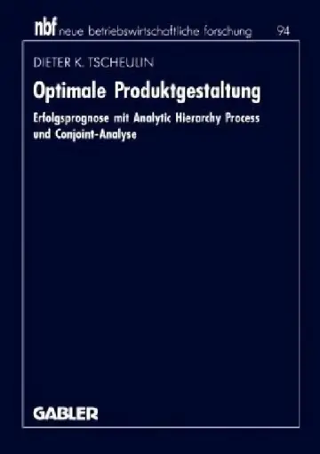 Cover of Optimale Produktgestaltung