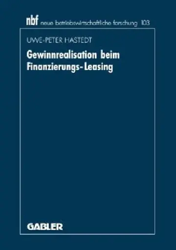 Cover of Gewinnrealisation Beim Finanzierungs-Leasing