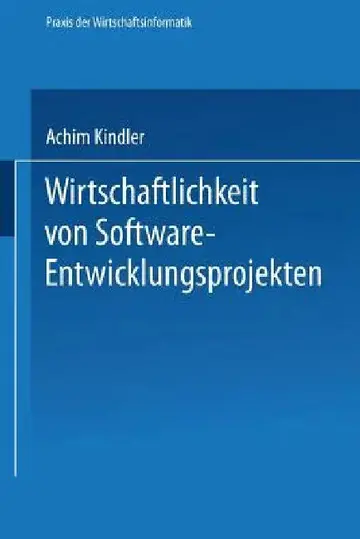 Cover of Wirtschaftlichkeit Von Software-Entwicklungsprojekten