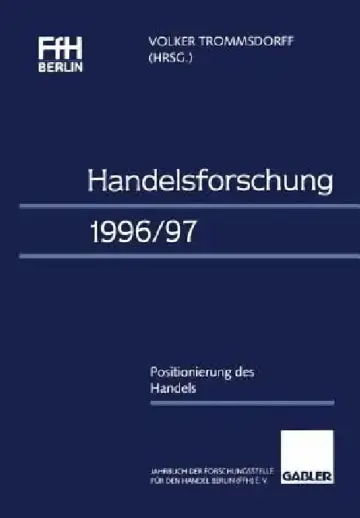 Cover of Handelsforschung 1996/97
