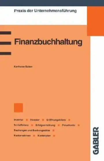 Cover of Finanzbuchhaltung