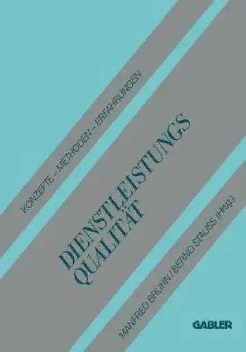 Cover of Dienstleistungsqualität