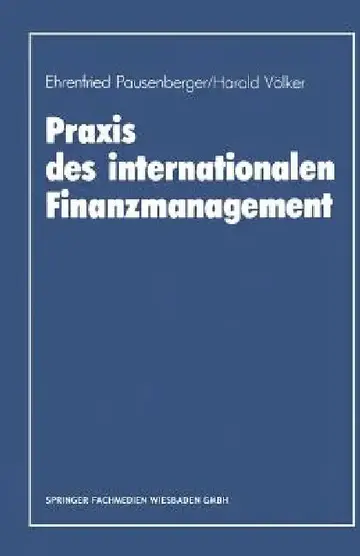 Cover of PRAXIS Des Internationalen Finanzmanagement