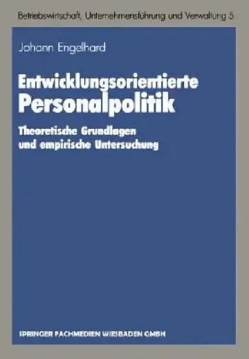 Cover of Entwicklungsorientierte Personalpolitik