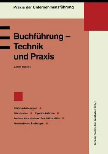 Cover of Buchführung -- Technik Und PRAXIS