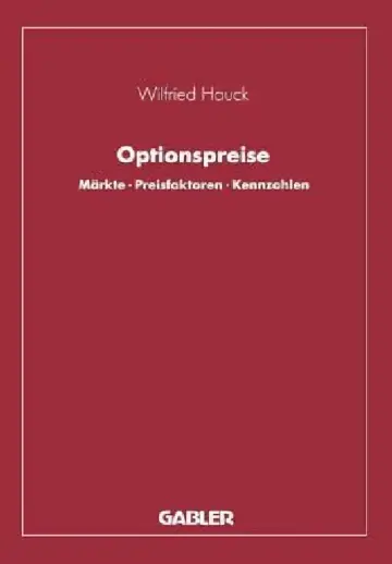Cover of Optionspreise