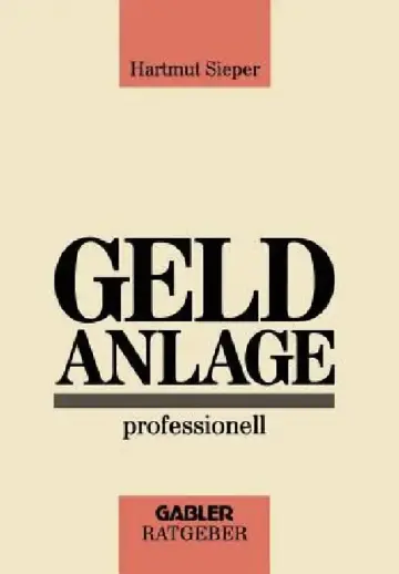 Cover of Geldanlage Professionell