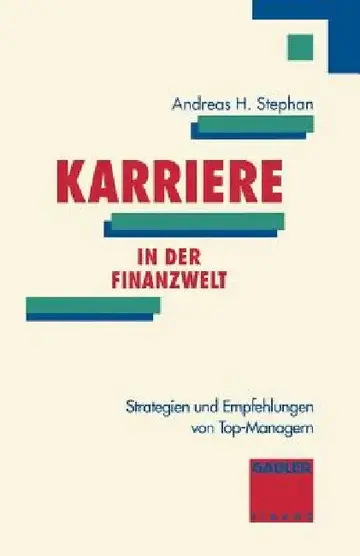 Cover of Karriere in Der Finanzwelt