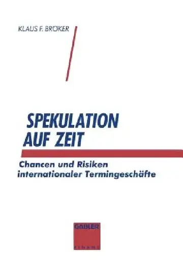 Cover of Spekulation Auf Zeit