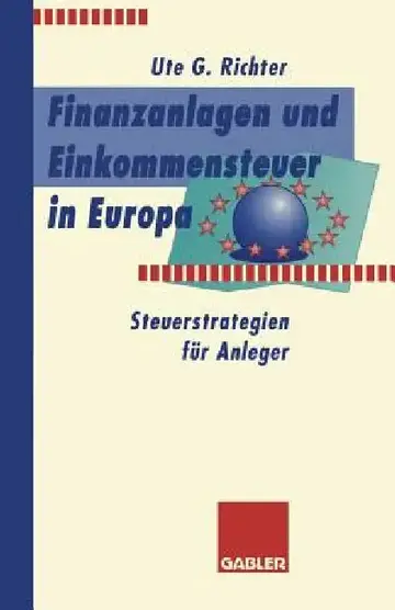 Cover of Finanzanlagen Und Steuerstrategien in Europa