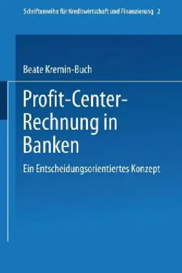 Cover of Profit Center-Rechnung in Banken