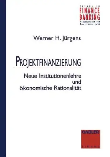 Cover of Projektfinanzierung