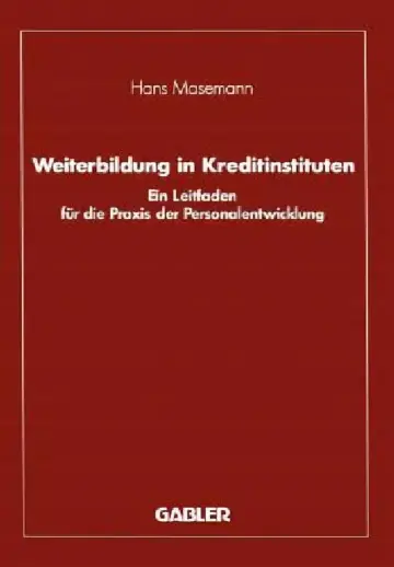 Cover of Weiterbildung in Kreditinstituten
