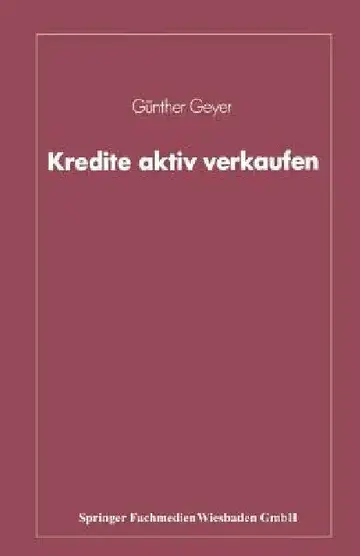 Cover of Kredite Aktiv Verkaufen