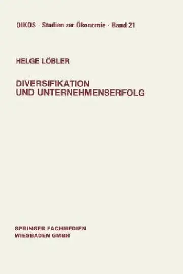 Cover of Diversifikation Und Unternehmenserfolg