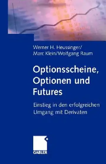 Cover of Optionsscheine, Optionen Und Futures