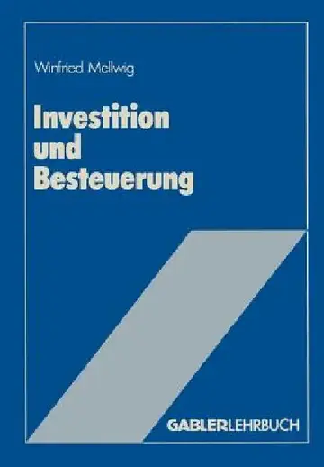 Cover of Investition Und Besteuerung