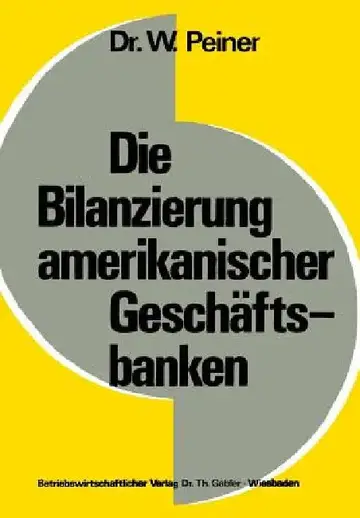 Cover of Die Bilanzierung Amerikanischer Geschäftsbanken