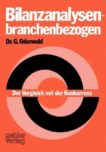 Cover of Bilanzanalysen -- Branchenbezogen