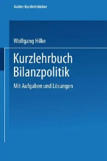 Cover of Kurzlehrbuch Bilanzpolitik
