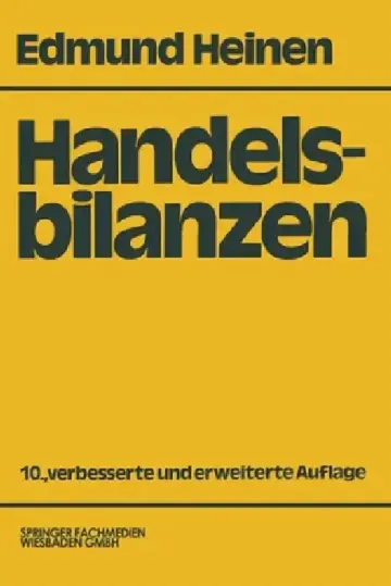 Cover of Handelsbilanzen