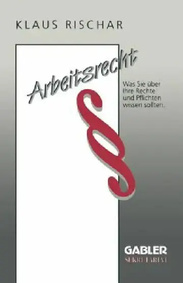 Cover of Arbeitsrecht