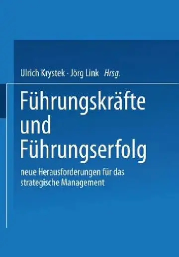 Cover of Führungskräfte Und Führungserfolg