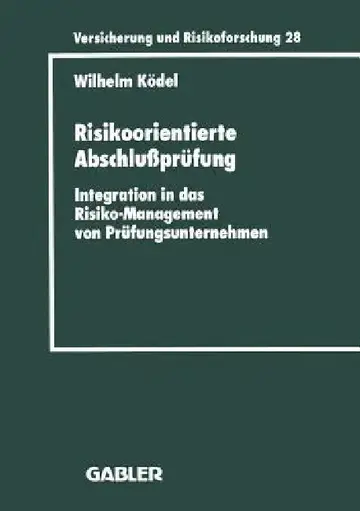 Cover of Risikoorientierte Abschlußprüfung